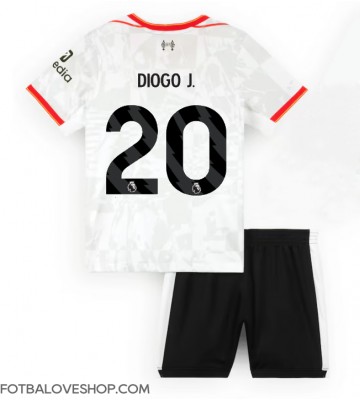 Liverpool Diogo Jota #20 Dětské Alternativní Dres 2024-25 Krátký Rukáv (+ trenýrky)